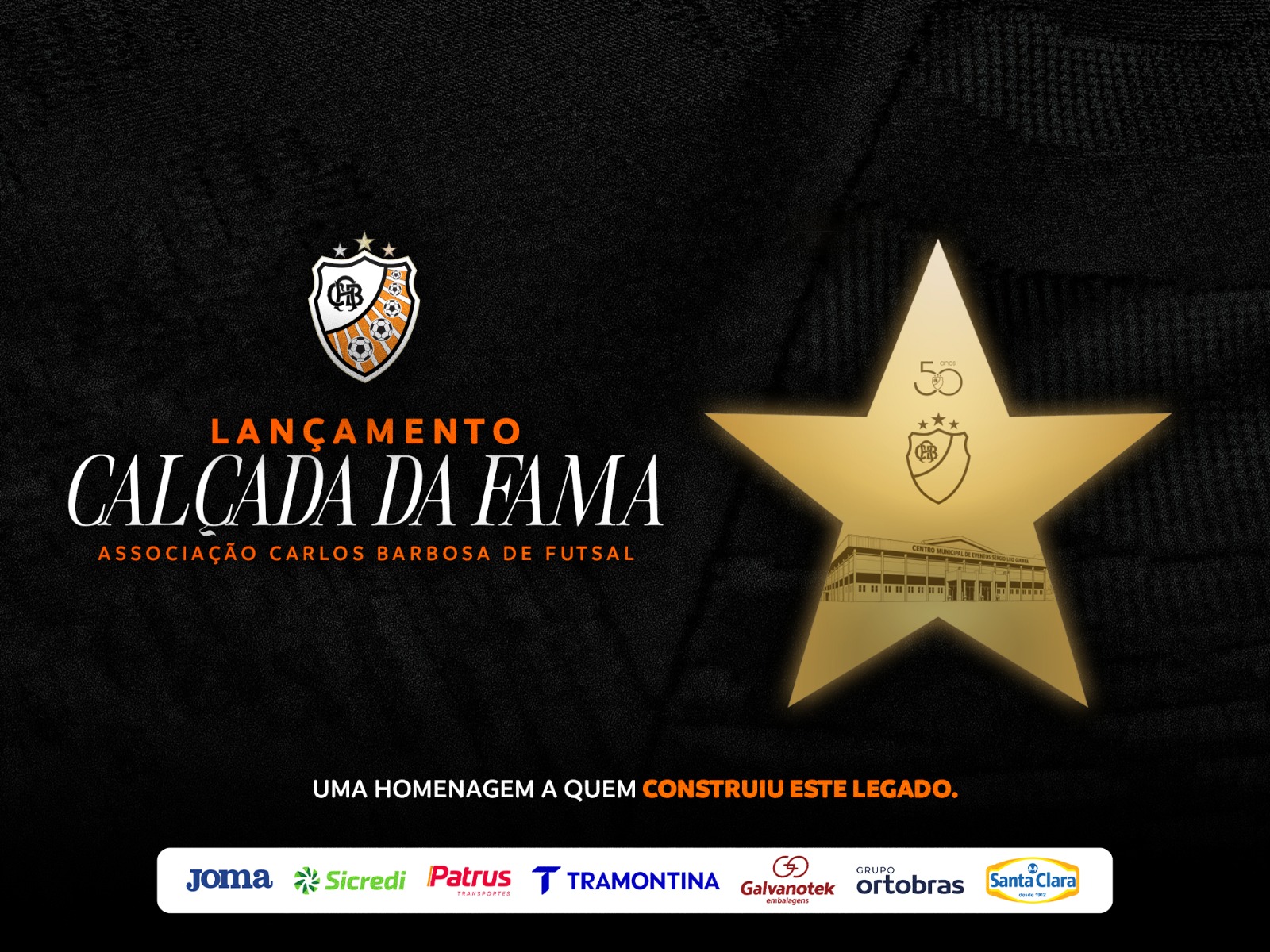 ACBF iniciará projeto “Calçada da Fama” durante a Conmebol Libertadores 2026