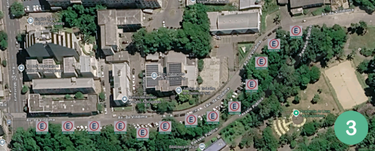 Estacionamento rotativo terá ampliação e redução de vagas na Área Verde, em Caxias do Sul
