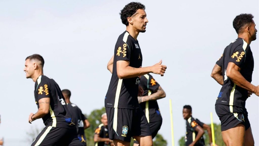 Brasil realiza último treino antes de amistoso com o Egito