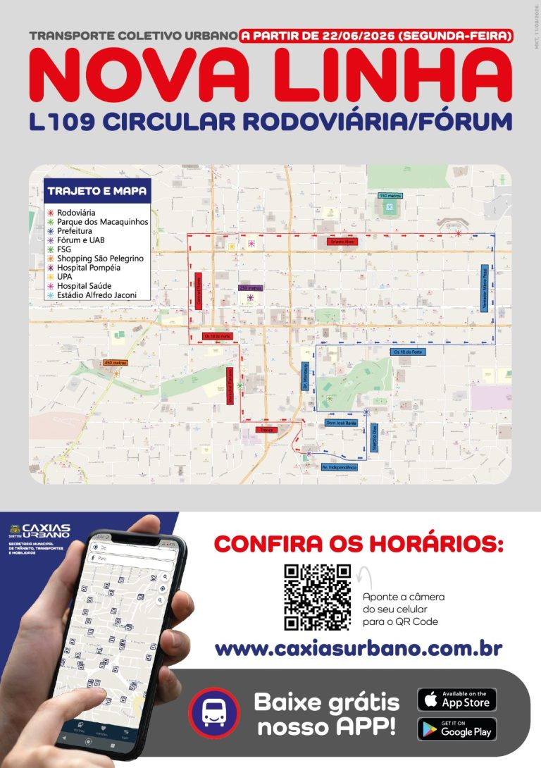 Secretaria de Trânsito de Caxias do Sul anuncia Linha Circular Rodoviária-Fórum